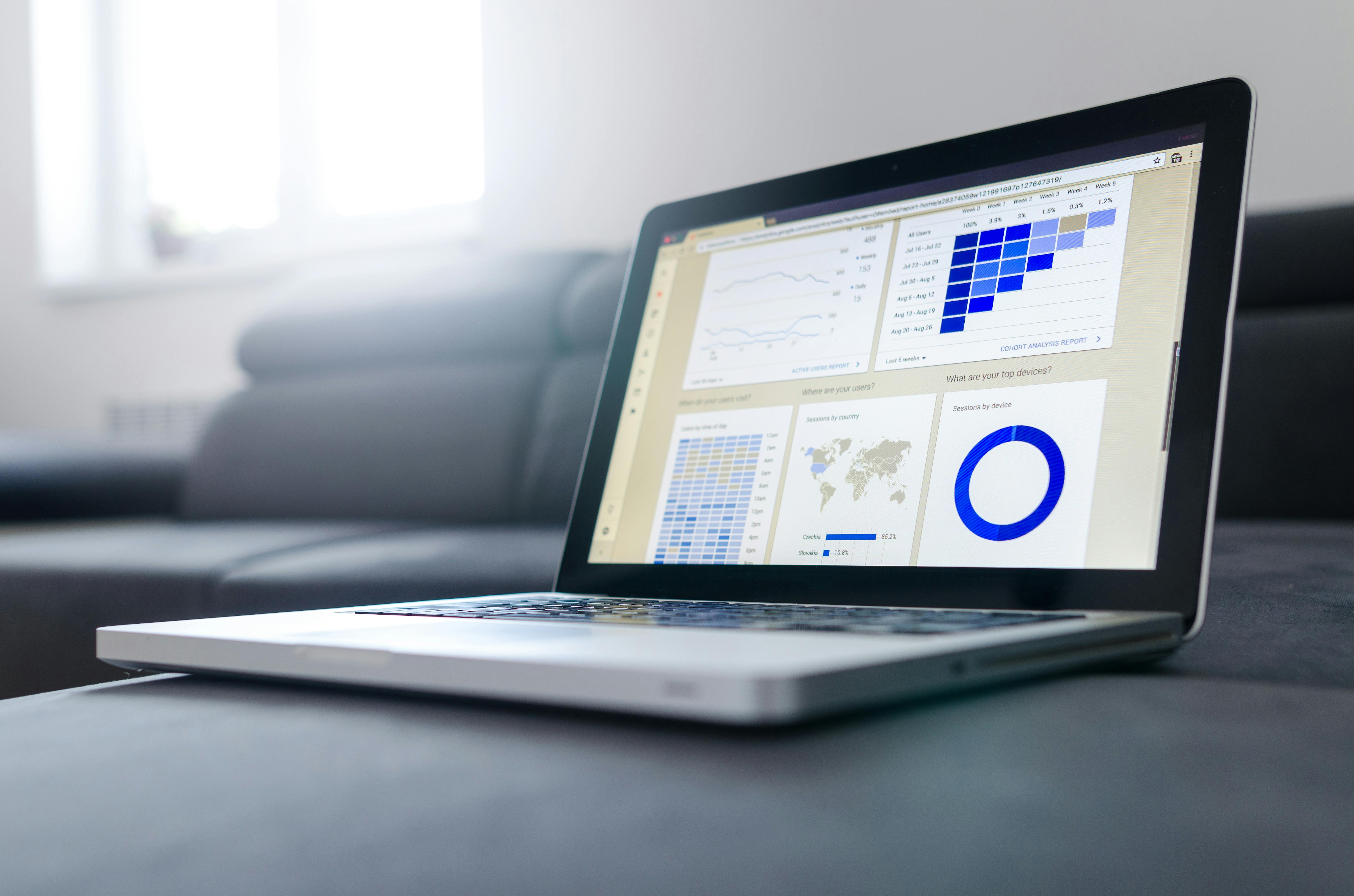 Analytics Dashboard with Marketing Data
